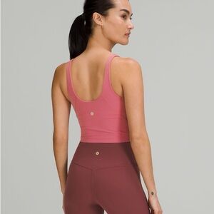 Pink Lululemon Align Crop Top